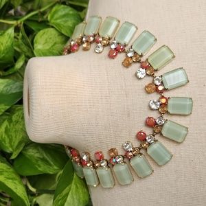 J. Crew Infinity Stone Statement Necklace